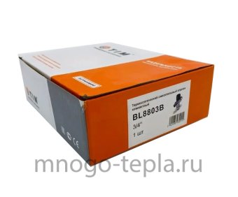 Термостатический смесительный клапан ТИМ BL8804B, подсоединение 1", компактный, регулировка температуры 38-60°С - №1
