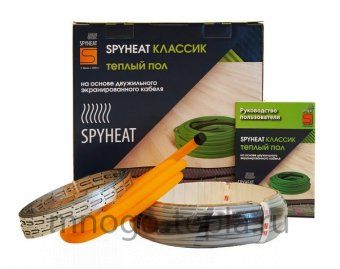 Комплект кабельного теплого пола SPYHEAT SHD-20-150, площадь укладки 0.9-1.2 кв. м, мощность 150 Вт - №1