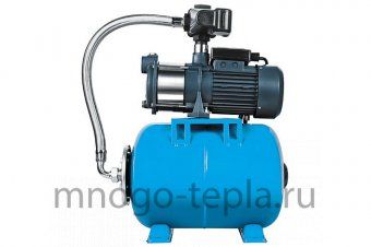 Насосная станция многоступенчатая Unipump AUTO MH 300C, напор до 36 метров, расход до 150 л/мин, всасывание до 8 метров, гидроаккумулятор 24 литра, поверхностная - №1
