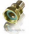 Концовка для коллектора под трубу PEX 1" НГ - 32 (4.4) TIM H-JS3204F аксиальная - №3