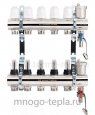 Коллекторная группа PROFACTOR PF MB 802.3 1" ВР, 3 отвода 3/4", расходомер, воздухоотводчик, сливной кран - №2