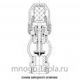Коллекторная группа Tim (KB004) 1" ВР, 4 отвода 3/4", воздухоотводчик, сливной кран - №4
