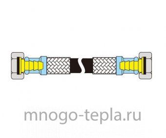 Гибкая подводка TiM 1/2 г/г 250 см - №1