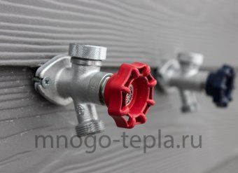 Незамерзающий кран для воды TIM W-HF0235, 1/2" штуцер, для стены 350 мм - №1