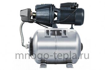 Насосная станция для частного дома Unipump AUTO JET 80 L-50-S (нерж.), напор до 38 метров, расход до 50 л/мин, всасывание до 8 метров, гидроаккумулятор 50 литров из нерж. стали, поверхностная - №1