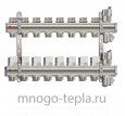 Коллекторная группа Tim (KB008) 1" ВР, 8 отводов 3/4", воздухоотводчик, сливной кран - №2