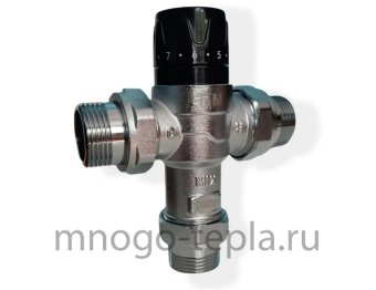 Термостатический смесительный клапан ТИМ BL8804B, подсоединение 1", компактный, регулировка температуры 38-60°С - №1