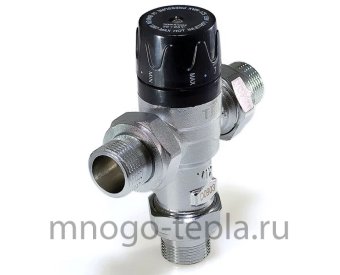 Термостатический смесительный клапан ТИМ BL8804B, подсоединение 1", компактный, регулировка температуры 38-60°С - №1